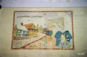 Ligne Maginot - LANGENSOULTZBACH - (Camp de sureté) - Batiment C
Peinture murale