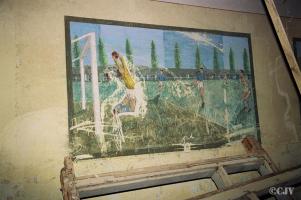 Ligne Maginot - LANGENSOULTZBACH - (Camp de sureté) - Batiment C
Peinture murale