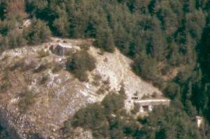 Ligne Maginot - SAINT ANTOINE - (Ouvrage d'artillerie) - Ensemble vu du Sapey (scan de diapo de qualité moyenne)