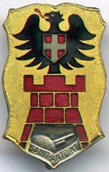 Ligne Maginot - SAINT ANTOINE - (Ouvrage d'artillerie) - L'insigne spécifique arboré par l'équipage de l'ouvrage