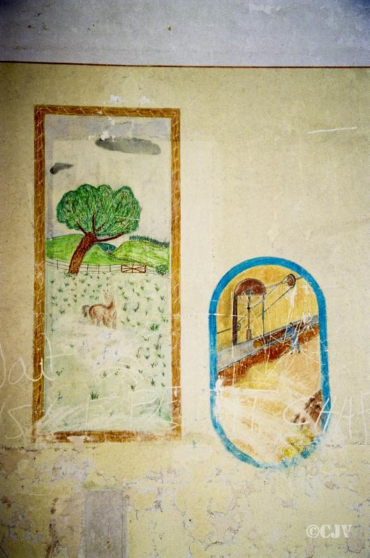 Ligne Maginot - LANGENSOULTZBACH - (Camp de sureté) - Batiment C
Peinture murale