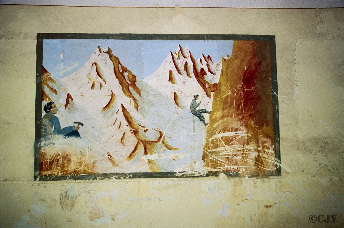 Ligne Maginot - LANGENSOULTZBACH - (Camp de sureté) - Batiment C
Peinture murale