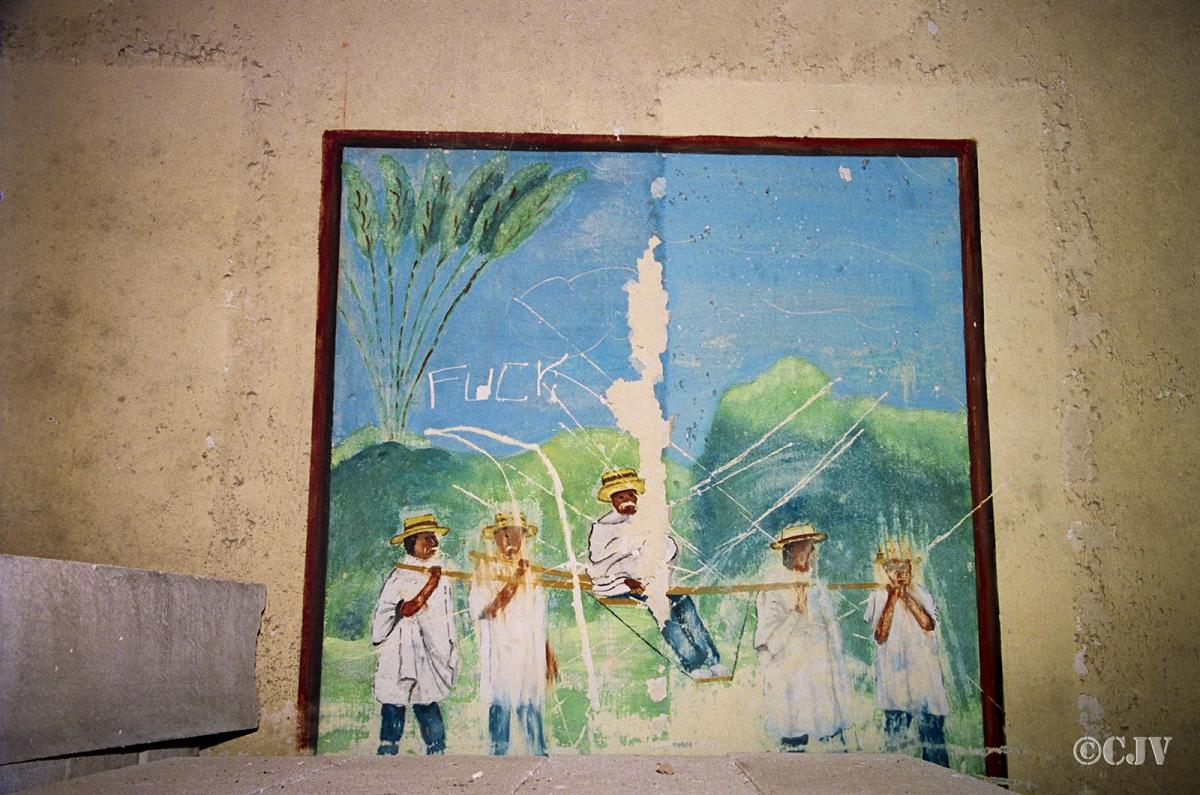 Ligne Maginot - LANGENSOULTZBACH - (Camp de sureté) - Batiment C
Peinture murale - Lia VERMEULEN