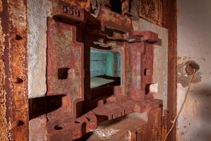 Ligne Maginot - LE CHESNOIS - CHENOIS - (Ouvrage d'artillerie) - Entrée mixte
Un créneau de façade