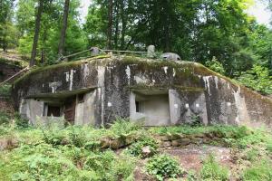 Ligne Maginot - GUNSTHAL FERME OUEST - (Blockhaus pour arme infanterie) - Façade du blockhaus