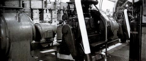 Ligne Maginot - COL DE BROUIS (CDB) - E01 - (Ouvrage d'infanterie) - L'usine électrique 
Moteurs SMIM  deux cylindres type 2 SR 19 (50CV)