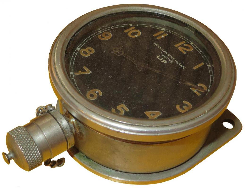 Pendulette LIP modèle Radiotélégraphie Militaire 7 jours