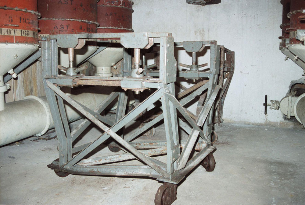 Ligne Maginot - Filtre SP 36 - Chariot de manutention (Ouvrage de Saint-Ours Haut)