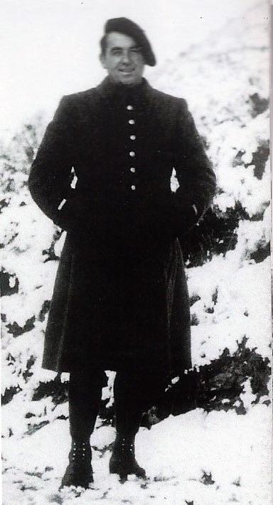 Ligne Maginot - COL DES BANQUETTES (EO7) - (Abri actif) - L'adjudant Guth commandant l'abri - Inconnu