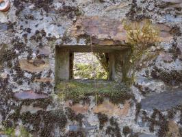 Ligne Maginot - BA106 - ROUTE DE REVIN 3. - (Blockhaus pour arme infanterie) - Face frontale gauche, créneau Hotchkiss