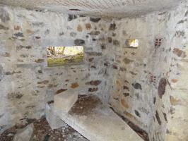 Ligne Maginot - BA106 - ROUTE DE REVIN 3. - (Blockhaus pour arme infanterie) - Créneaux Hotchkiss droite et Obs/FM