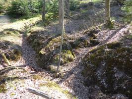 Ligne Maginot - SCHOENTHAL - (Position d'artillerie préparée) - Rejoignement des tranchées