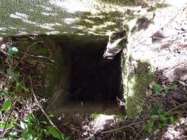 Ligne Maginot - B807 - HAIE D'ANOR - (Blockhaus pour canon) - Bac de récupération des douilles