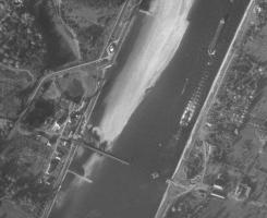 Ligne Maginot - PONT DE SELTZ - (Casemate d'infanterie - Double) - Vue aérienne de 1947