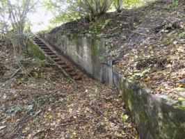 Ligne Maginot - BB52 - MAIRUPT - (Blockhaus pour canon) - L'escalier vers l'entrée AC