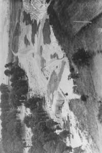 Ligne Maginot - GALGENBERG - A15 - (Ouvrage d'artillerie) - Les travaux de construction :
L'entrée des hommes et le bloc tourelle de 135