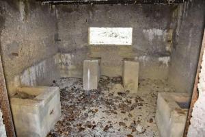 Ligne Maginot - CB202 - RETTELBOURG 1 - (Blockhaus pour canon) - Emplacement du canon et créneau de tir