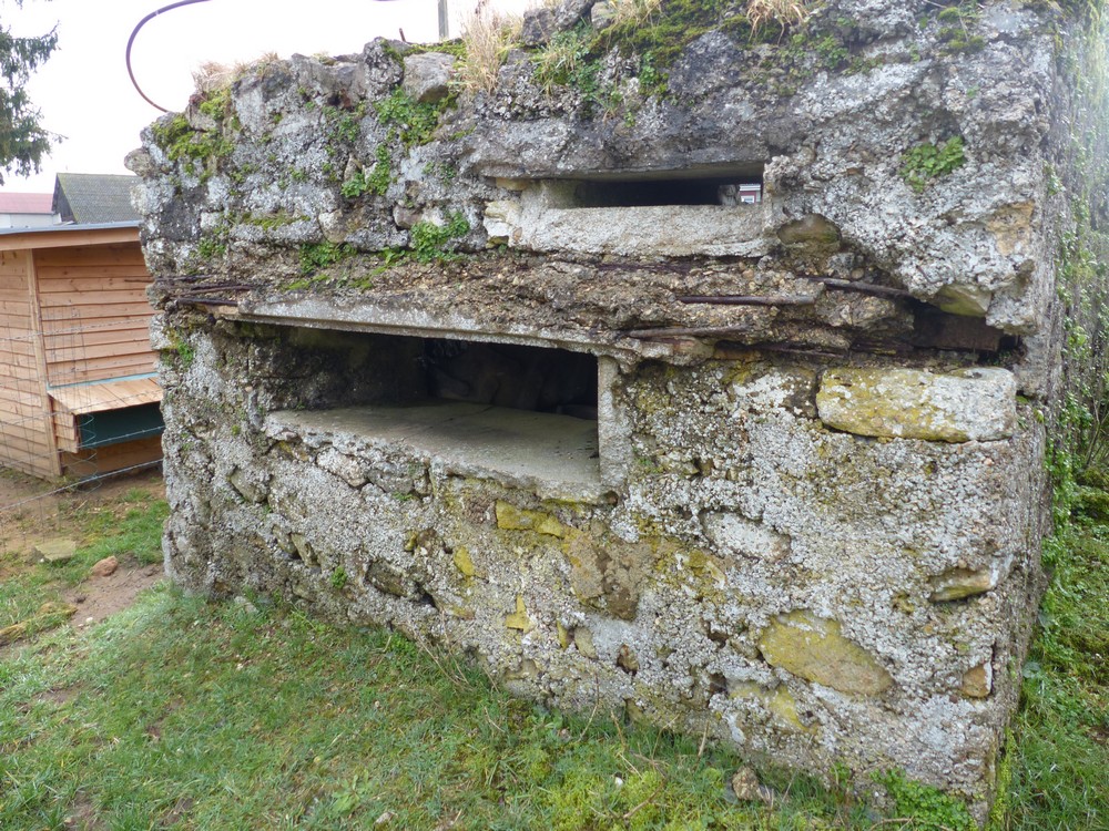 Ligne Maginot - VILLY 2A - MAISON LOUIS LEON - (Blockhaus pour canon) - Blockhaus antichar pour un 25 mm de campagne 