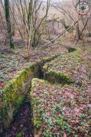 Ligne Maginot - Tranchée bétonnée - 