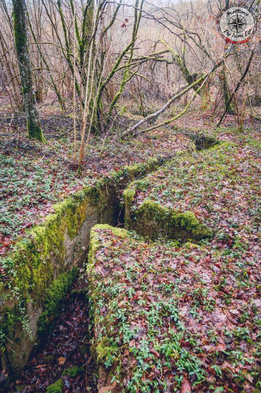 Ligne Maginot - Tranchée bétonnée - 