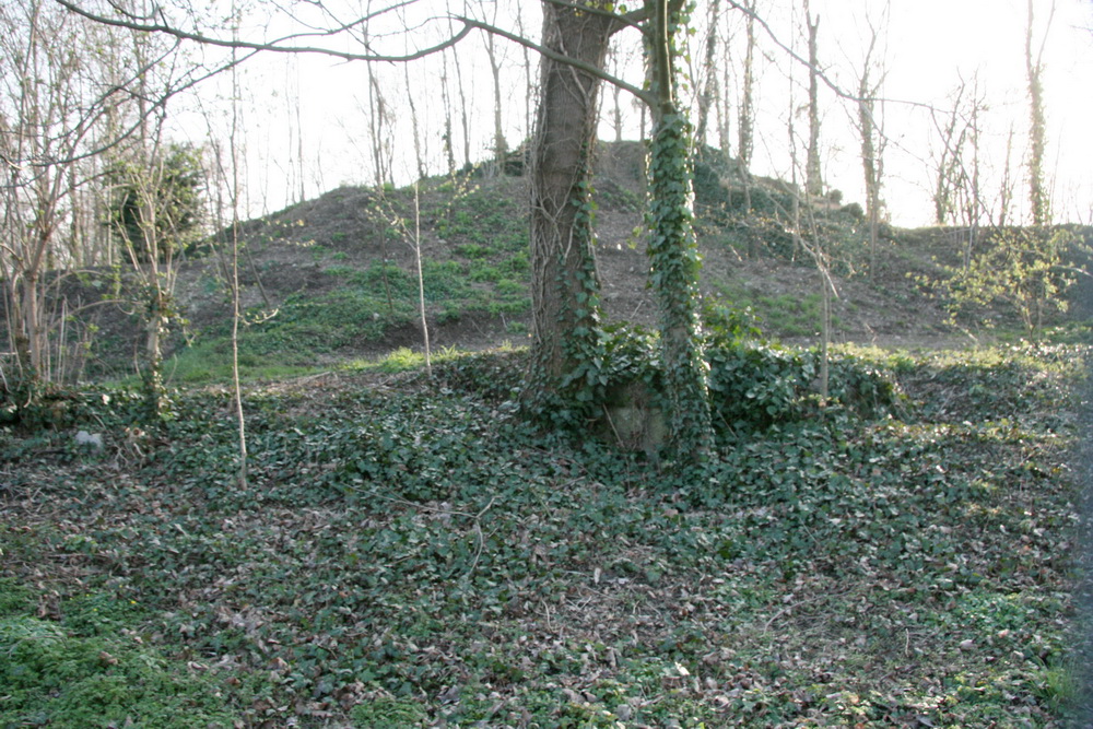 Ligne Maginot - Blockhaus CANAL MARNE AU RHIN 2 - Le blockhaus est remblayé.
État en 2011