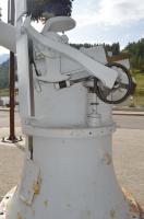 Ligne Maginot - MONTGENEVRE COL - CANON DE 95 DE CôTE POUR BLOC 8 DU JANUS - (Divers) - Canon de 95mm de côte semblable à ceux du  bloc 8 du JANUS visible au col du Montgenèvre
Seul le bouclier provient de l'ouvrage