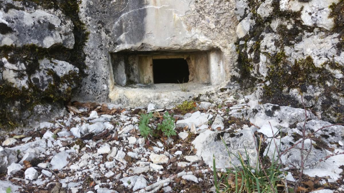 Ligne Maginot - GRANGES MICHEL - (Blockhaus pour arme infanterie) - créneau de tir.