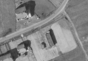 Ligne Maginot - HAM SOUS VARSBERG - (Poste GRM - Maison Forte) - La maison forte est bien visible, avec son blockhaus à l'angle Nord-Est.