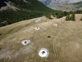 Ligne Maginot - PLATE LOMBARDE - (Ouvrage d'infanterie) - Vue d'ensemble de l'ouvrage