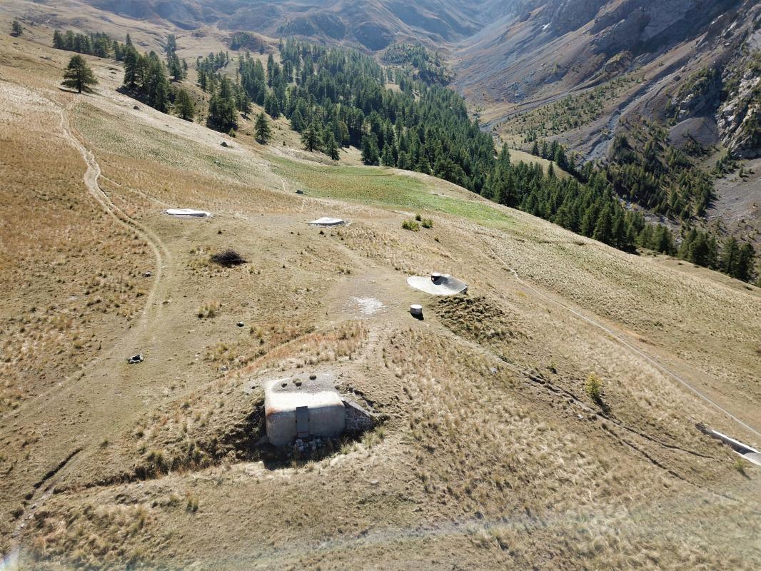 Ligne Maginot - PLATE LOMBARDE - (Ouvrage d'infanterie) - Vue d'ensemble de l'ouvrage