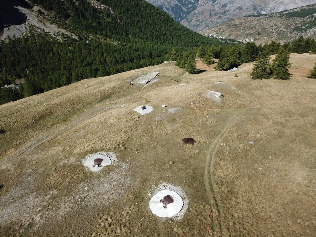 Ligne Maginot - PLATE LOMBARDE - (Ouvrage d'infanterie) - Vue d'ensemble de l'ouvrage