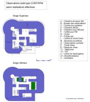 Référence du document : 68129 Ligne Maginot - Observatoire CORF type RFM - Droite - Plan synthétique d