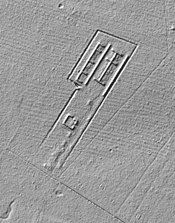 Ligne Maginot - REININGUE - (Dépôt de Munitions) -  Image LIDAR