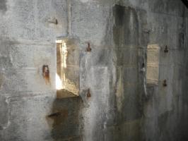 Ligne Maginot - BERGHE NORD (TUNNEL DE) - (Blockhaus pour arme infanterie) - Casernement - créneaux