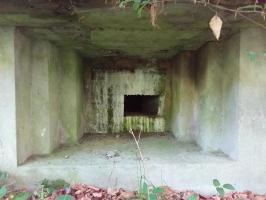 Ligne Maginot - SELTZBACH 6 - (Blockhaus pour arme infanterie) - Créneau mitrailleuse - détail de la 'réduction'