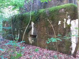 Ligne Maginot - SELTZBACH 6 - (Blockhaus pour arme infanterie) - Façade gauche avec créneau supplémentaire