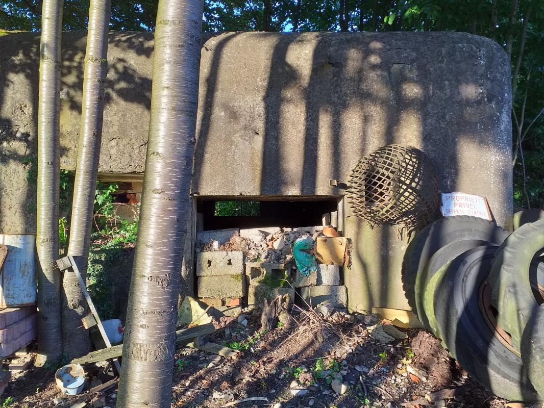 Ligne Maginot - OBERSEEBACH EST - (Blockhaus pour canon) - Entrée canon