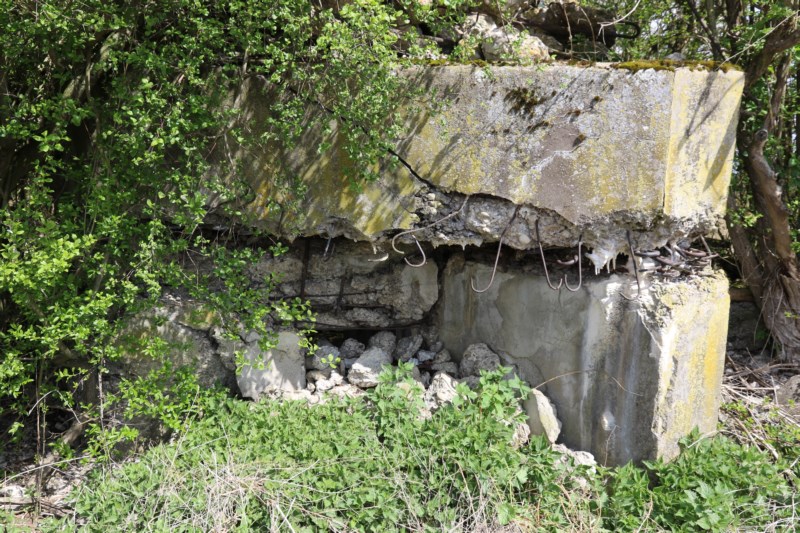 Ligne Maginot - BUTENHEIM SUD - (Blockhaus pour arme infanterie) -  Face Sud
