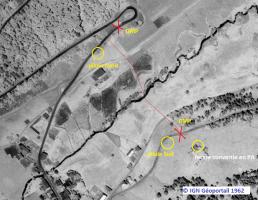 Ligne Maginot - MIJOUX NORD - (Blockhaus pour arme infanterie) - Plan schématique du PA de Mijoux d'après carte établie par le 179° BAF