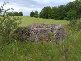 Ligne Maginot - BOIS de HOFFEN Ouest ( Casemate d'infanterie ) - Massif bétonné protégeant l'arrière de la cloche GFM