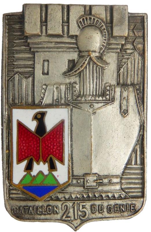 Insigne du 215° Bataillon du Génie de Forteresse