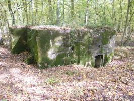 Ligne Maginot - CB443 - BOIS KARRE 7 - (Blockhaus pour arme infanterie) - Créneau mitrailleuse et entrée