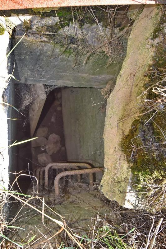 Ligne Maginot - VALDIEU-LUTRAN 4 - (Blockhaus pour arme infanterie) - Le puits et la galerie et sa porte