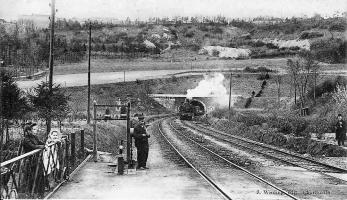 Ligne Maginot - TUNNEL DE GIVET - (Blockhaus pour arme infanterie) - Carte postale aux environs de  1920
Les meurtrières sont visibles sur la photo
