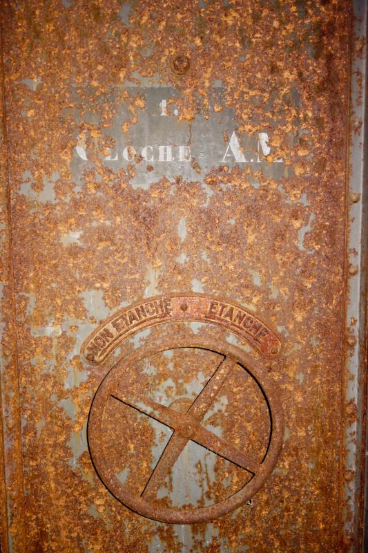 Ligne Maginot - ACHEN NORD - (Casemate d'infanterie) - Porte étanche d'accès à la cloche AM