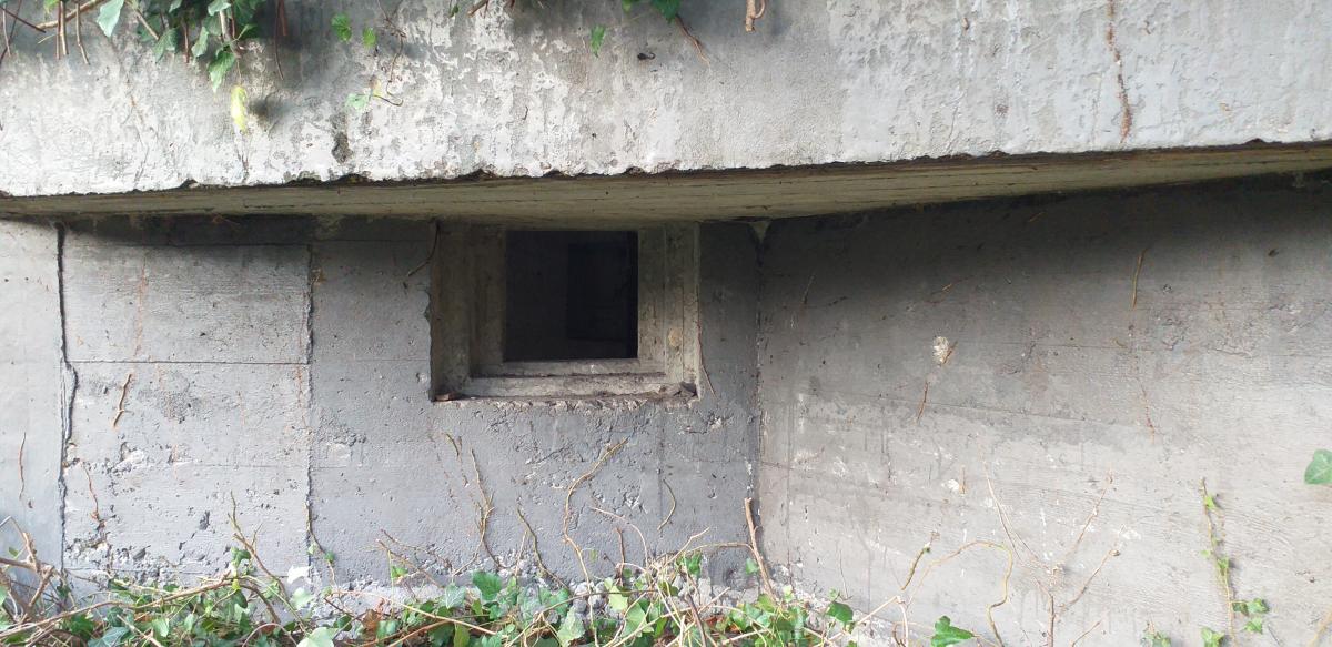 Ligne Maginot - 30 - KLAEUBELSWOERTH NORD - (Blockhaus pour arme infanterie) - Détail créneau sud