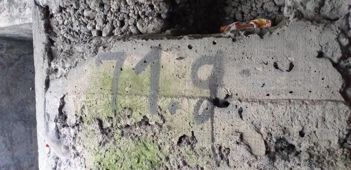 Ligne Maginot - 3 - UNTERJAEGERHOF - ROUTE DU WALDHOF - (Casemate d'infanterie - Simple) - Marquage 71g dans l'entrée (numérotation allemande)