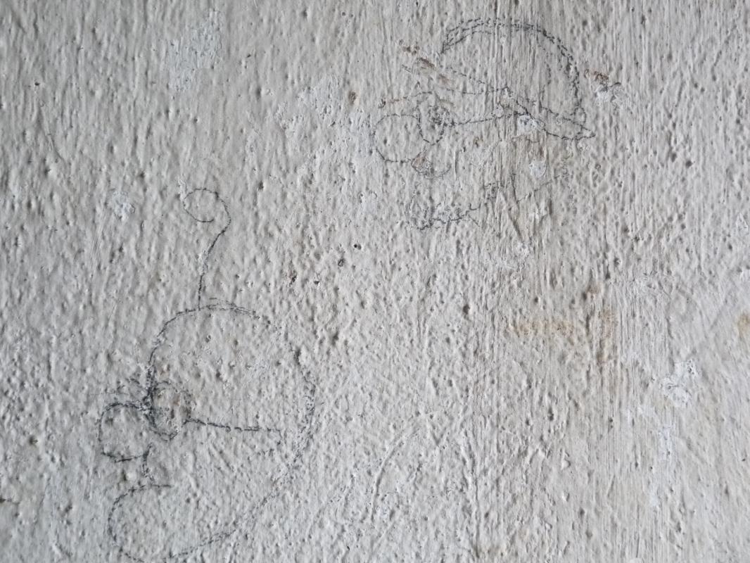 Ligne Maginot - BARRUNGSHOFF - BORNUNGSHOFF - X11 - (Abri) - Graffiti d’époque...