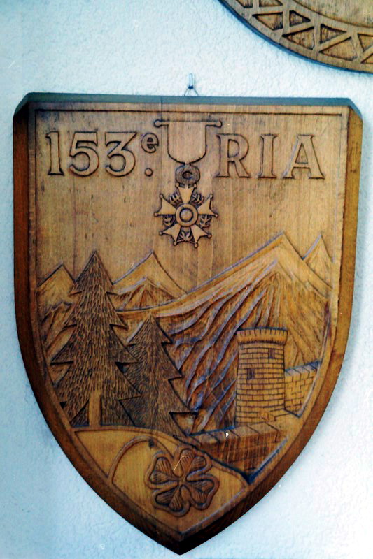 Ligne Maginot - 153°RIF -      Salle d'Honneur du 153° RI