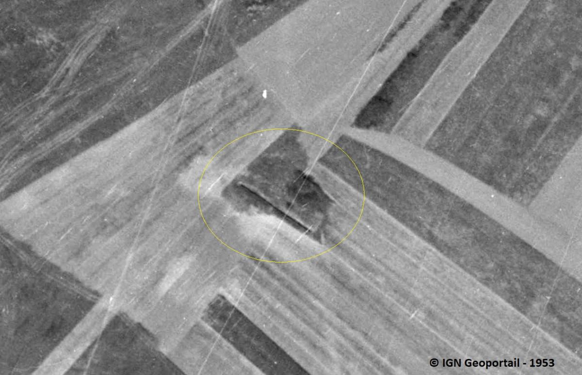 Ligne Maginot - ISENBUCH - (Abri) -  - IGN - Géoportail 1953